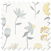 Floral Whimsy, Burnt Yellow - Roman Blind